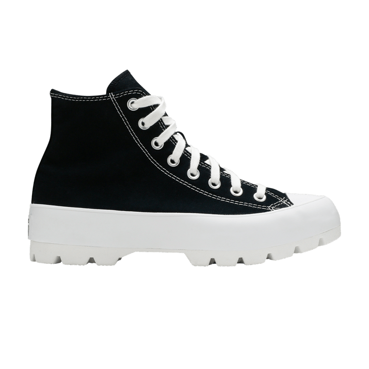 Converse Chuck Taylor All Star Lugged Hi Black White | Find Lowest ...