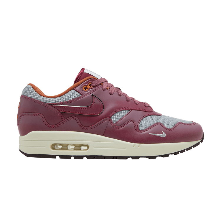 Nike Air Max 1 Patta Waves Rush Maroon (with Bracelet) DO9549-001